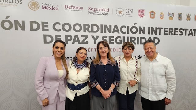 Morelos refuerza coordinación regional y reporta menos homicidios y robo de vehículos