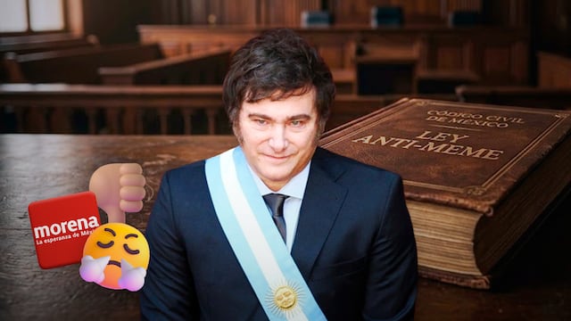 Javier Milei critica Ley antimemes