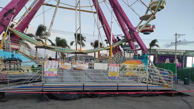 Mujer cae de Rueda de la Fortuna en la FENAPO 2024
