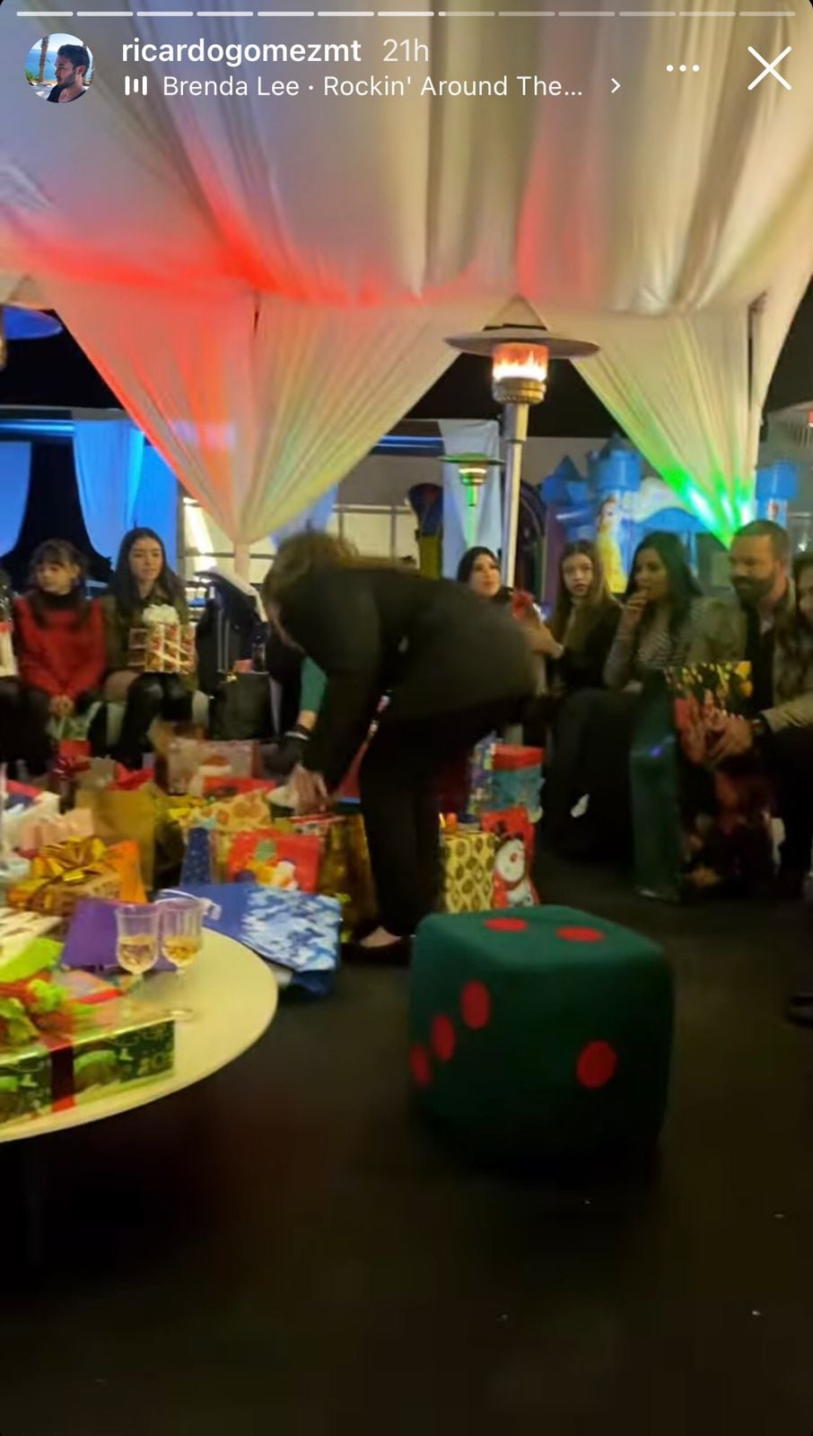 Canelo fiesta de Navidad (Foto: Instagram)