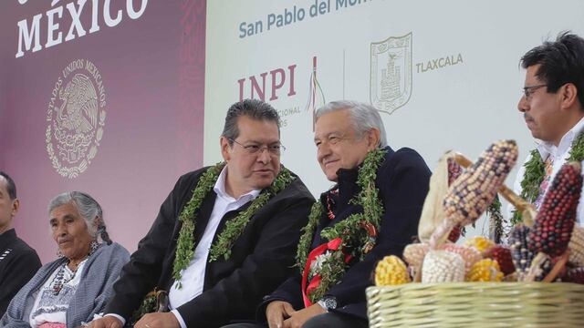 Marco Mena y AMLO. Buena relación entre el Gobierno federal y Tlaxcala.