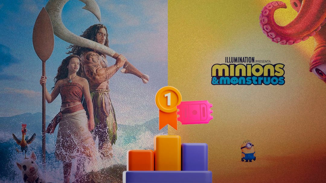Moana live-action y Minions & Monstruos lideran la taquilla del fin de semana