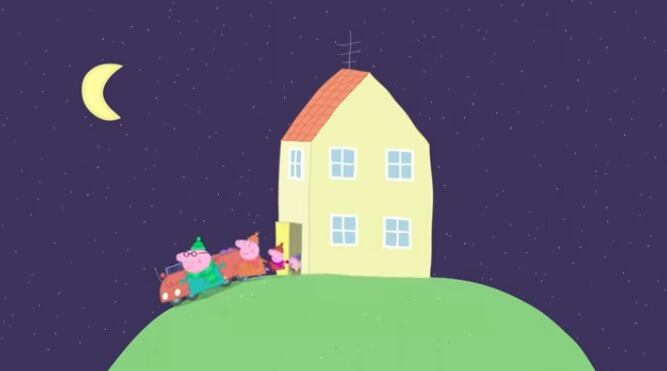 Capítulo George Pig el astronauta para la Luna del Castor