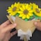 ¿Cómo hacer flores amarillas de papel? Ramo para regalar el 21 de marzo