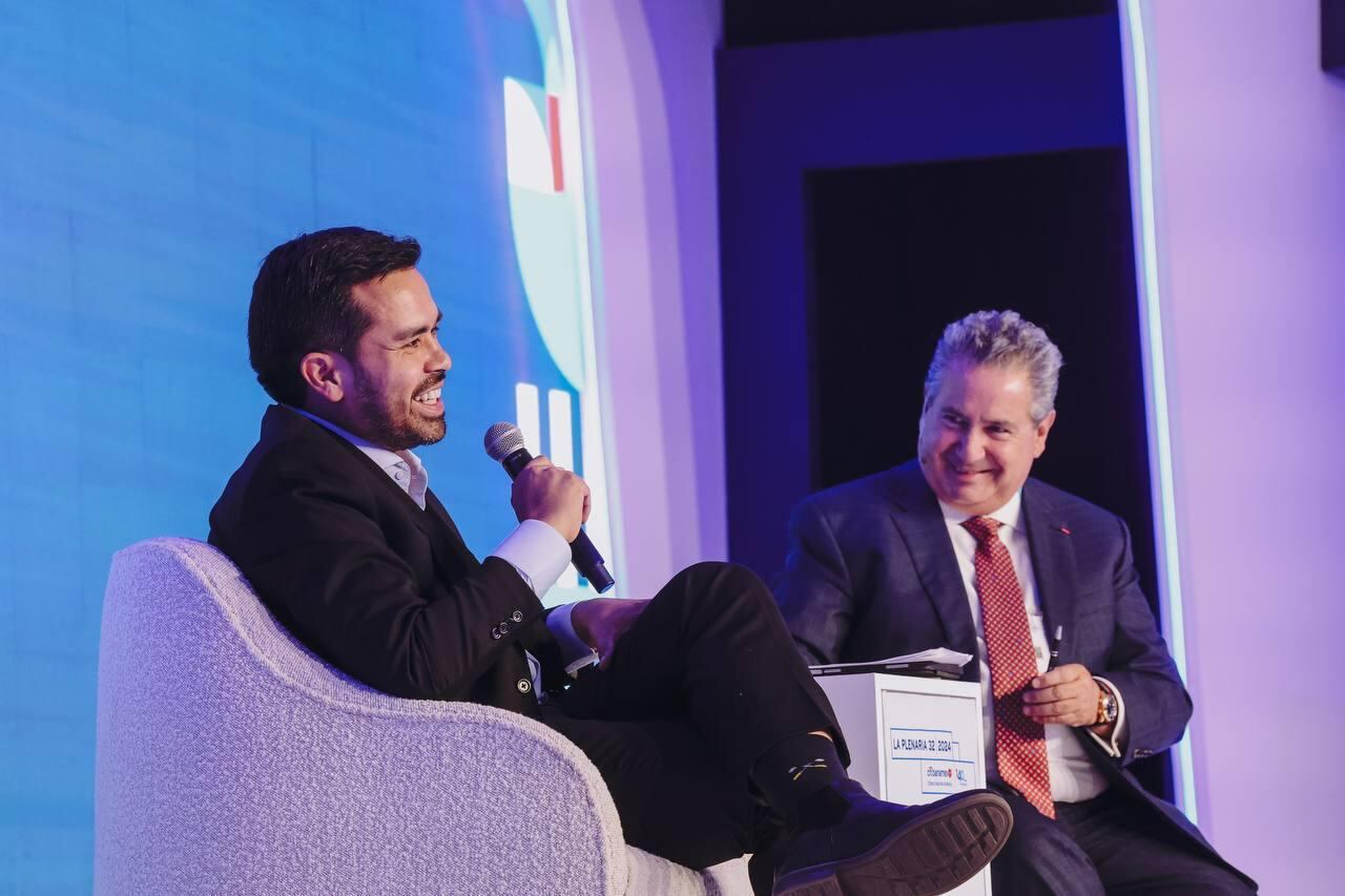 Jorge Álvarez Máynez durante la plenaria Citibanamex