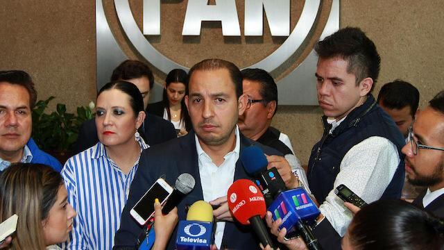El líder nacional de Acción Nacional, Marko Cortés.