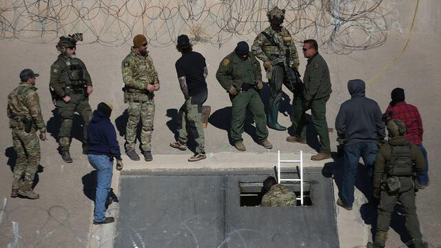 Entrada del túnel que llevaba de Ciudad Juarez a Texas