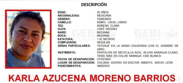 Desaparecidas en Nuevo León