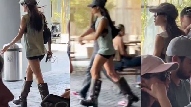 Critican a Danna Paola por "huir" de cafetería