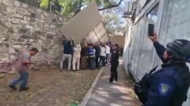 Coyoacán recupera espacio público en barrio de Santa Catarina.