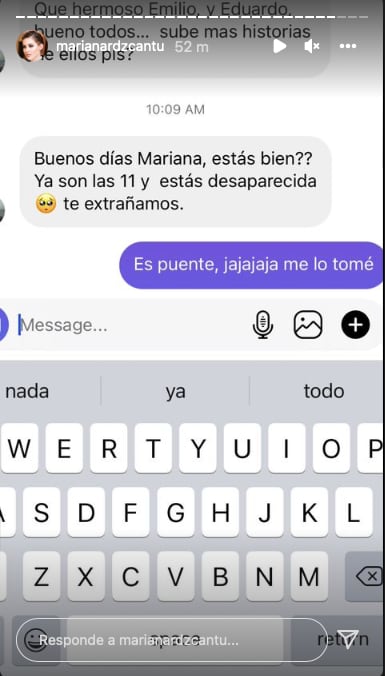 Mariana Rodríguez desaparece de redes durante unas horas, sus seguidores se preocupan