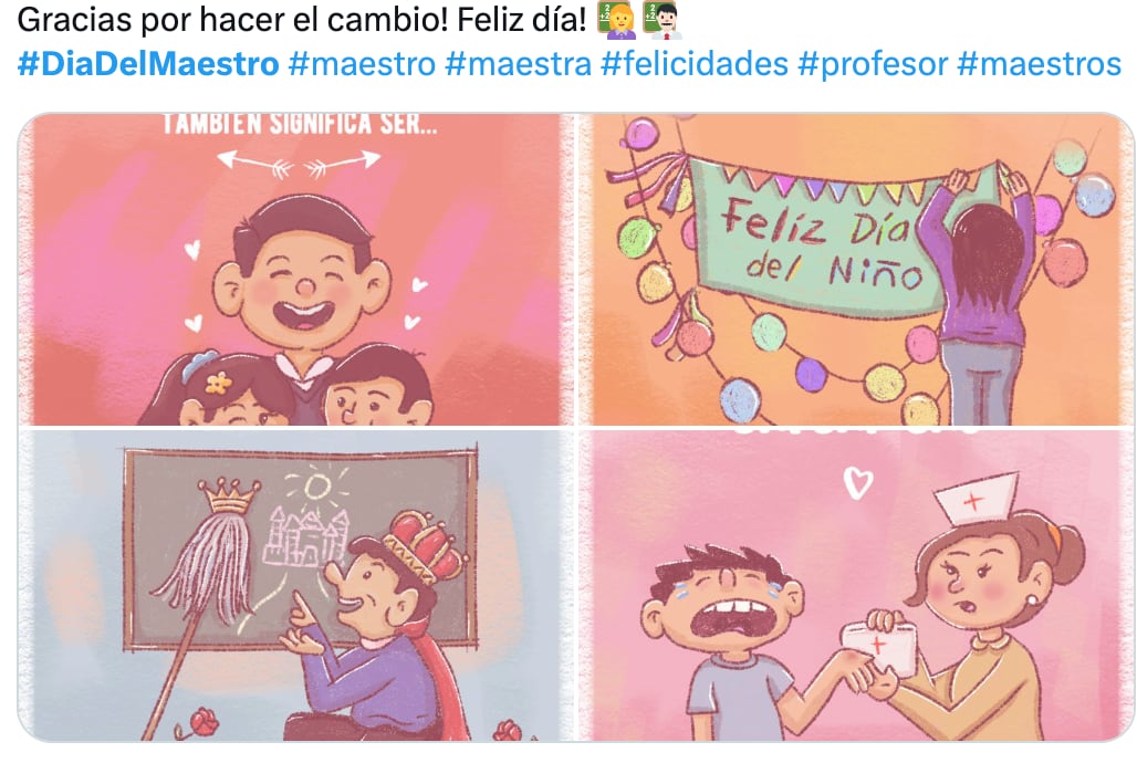 Memes festejan del Día del Maestro celebran este 15 de mayo