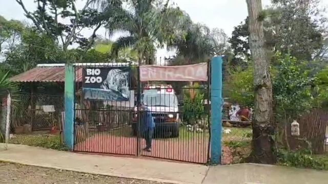 El incidente ocurrió en el zoológico Bio Zoo.