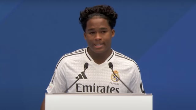 Presentación de Endrick con el Real Madrid