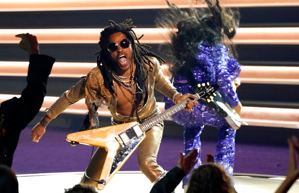 Lenny Kravitz en los premios Grammy 2022