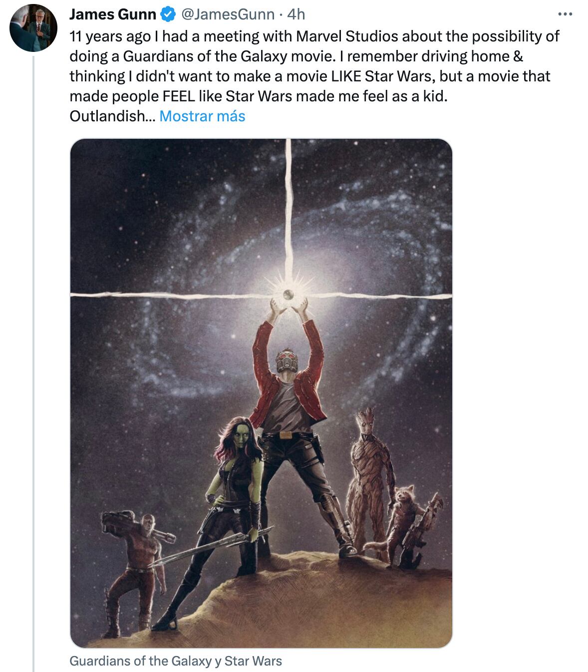 Star Wars y Guardianes de la Galaxia