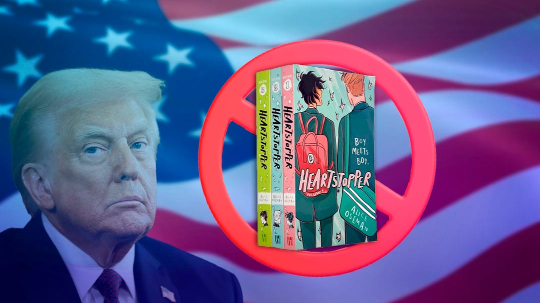 Libros de Heartstopper son prohibidos en Estados Unidos por orden de Donald Trump