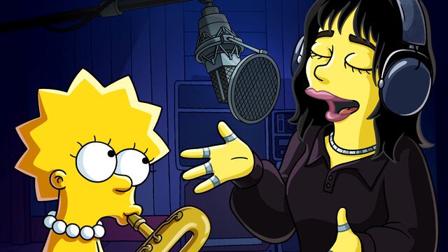 Lisa Simpson y Billie Eilish
