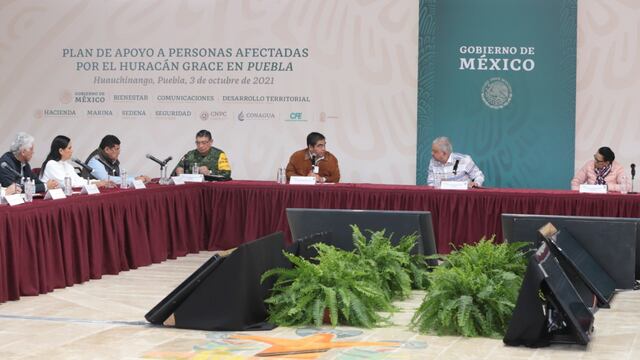 AMLO reconoció al gobierno de Miguel Barbosa Huerta.