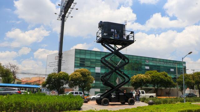 Nueva torre de videovigilancia en Metepec
