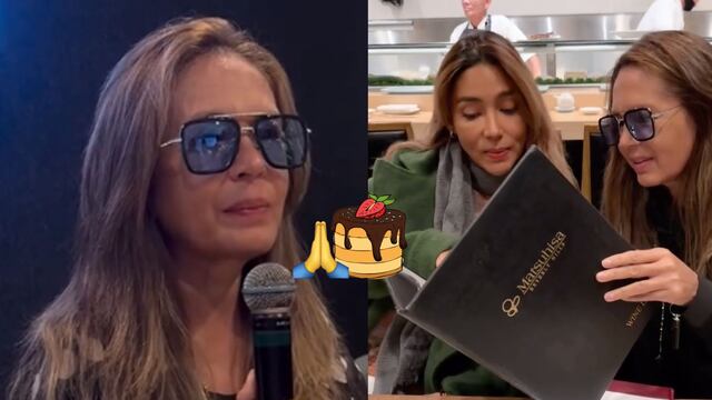 Yolanda Andrade aparece desde el hospital, pero festejando a su hermana Marilé Andrade.