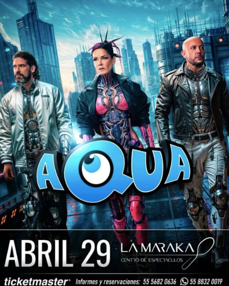Aqua cancela concierto en CDMX