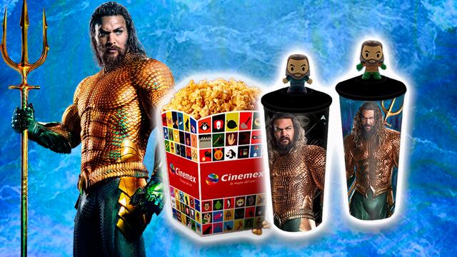 Combo de Aquaman en Cinemex