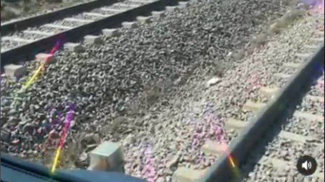 Captura del otro video de AMLO en tren para ir al AIFA/@pep_estrada