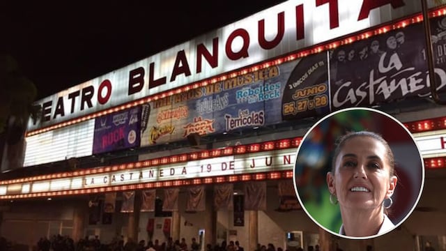 Claudia Sheinbaum celebra que el Teatro Blanquita es patrimonio cultural de la nación