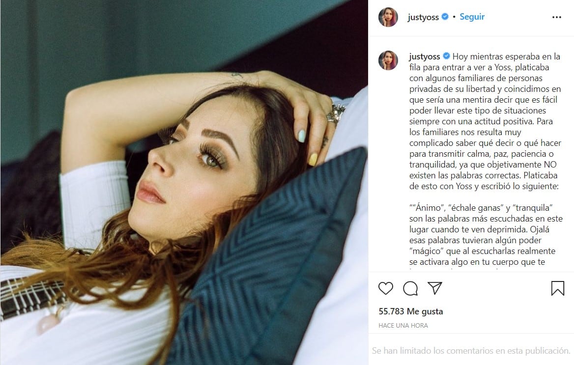 YosStop dice que estar en la cárcel es una lucha diaria para tratar de tener salud mental y resistir