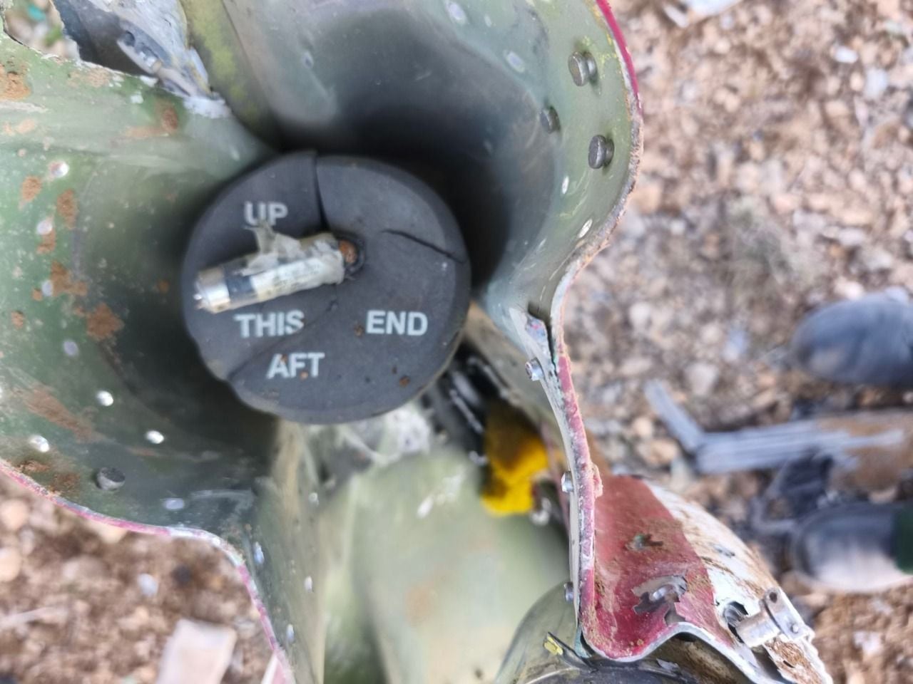 Difunden fotos del avión de Estados Unidos que Irán derrumbó.