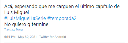 Fanáticos se despiden de 'Luis Miguel, la serie'.