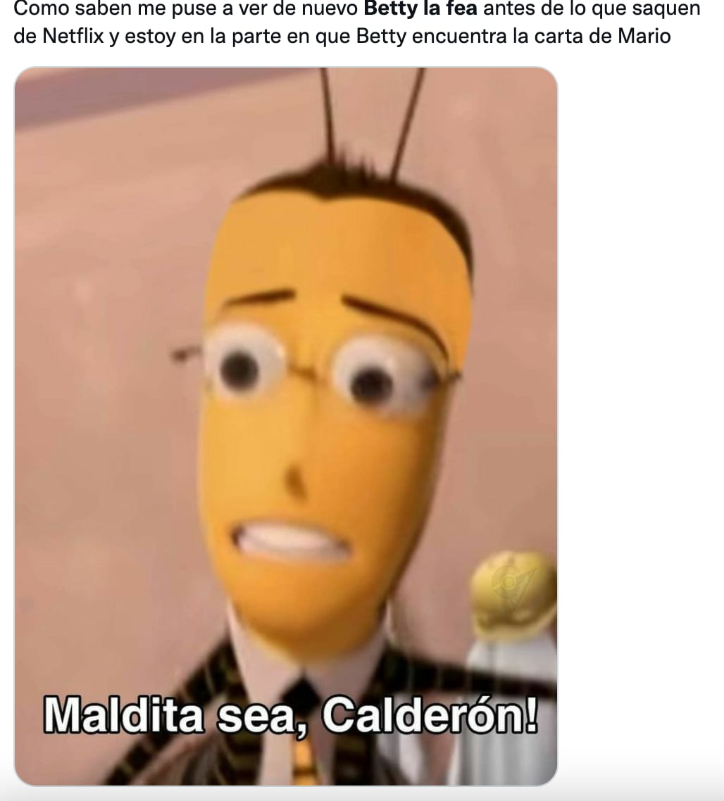Memes sobre la salida de 'Betty, la fea' de Netflix