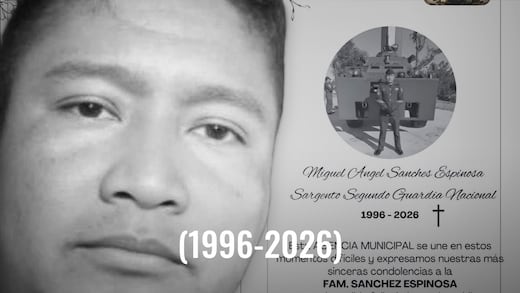 Honran en Oaxaca a sargento segundo de la Guardia Nacional caído en operativo