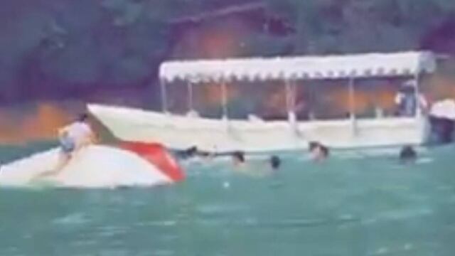 Incidente de lancha. Valle de Bravo.