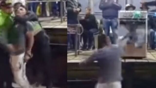 Perdedor rompiendo estufa