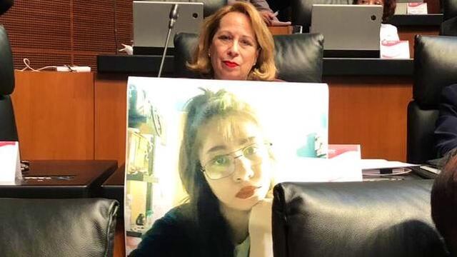 Bertha Caraveo recuerda a Dana Lizeth en Senado de la República