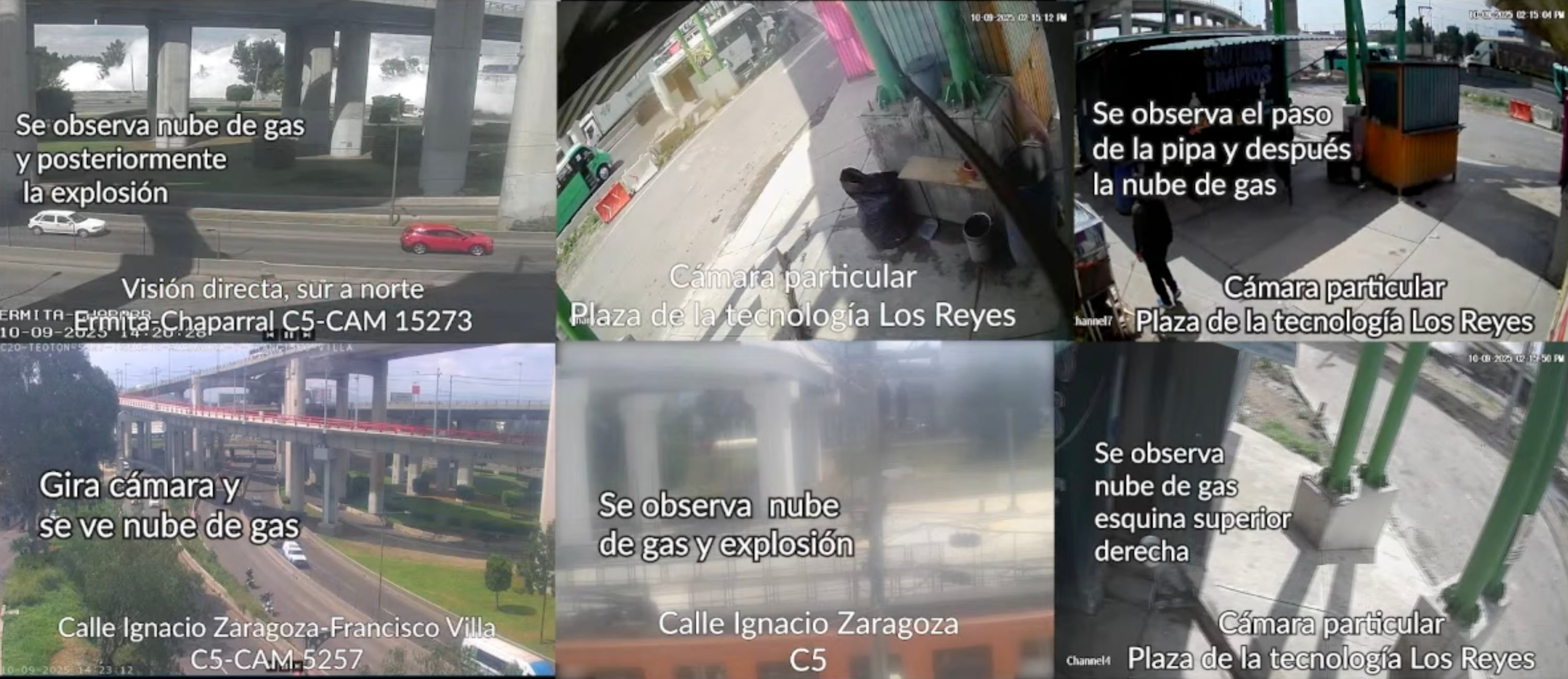 Imágenes de la explosión de la pipa en Iztapalapa