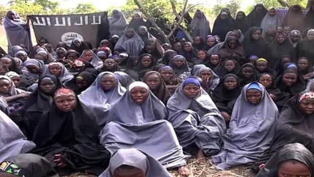 Niñas secuestradas por Boko Haram en Nigeria.