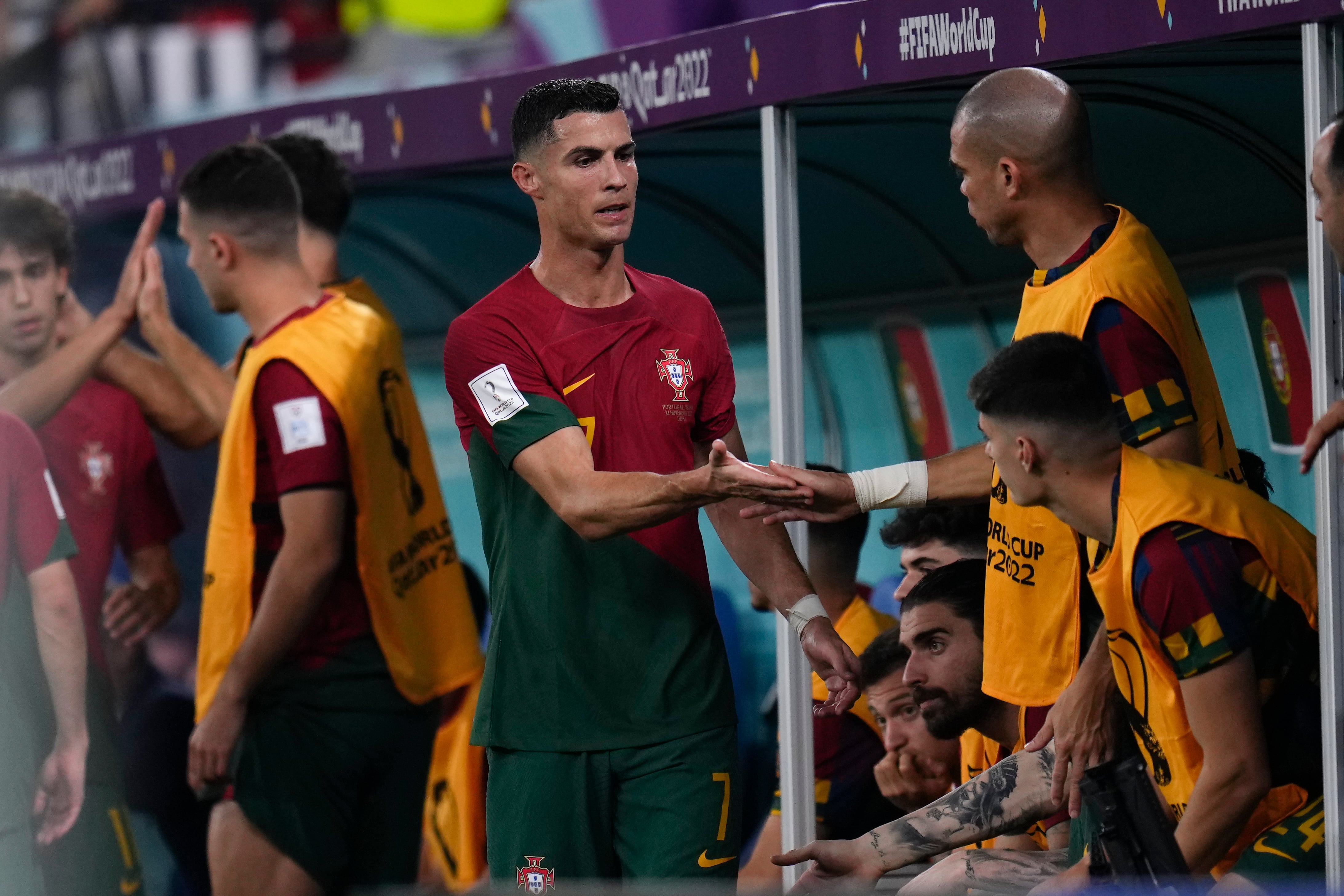 Cristiano y Portugal vencieron 3 a 2 a Ghana en su debut en Qatar 2022.