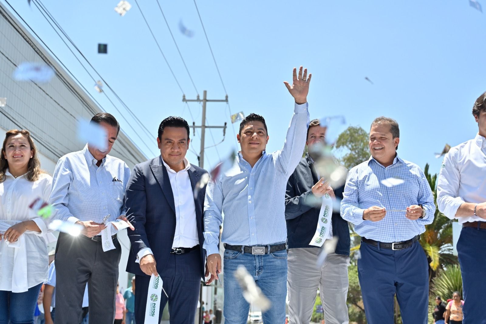 Ricardo Gallardo entrega la nueva avenida Industrias