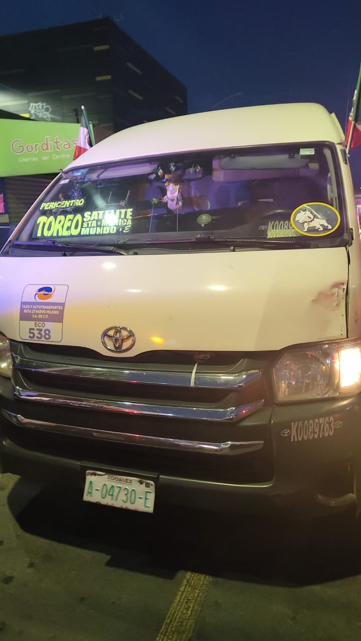 Combi carretera Lechería-Texcoco