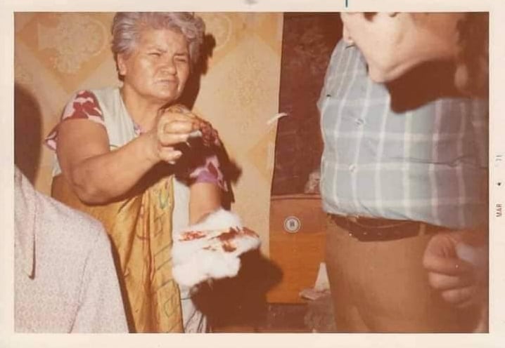 Pachita durante una cirugía