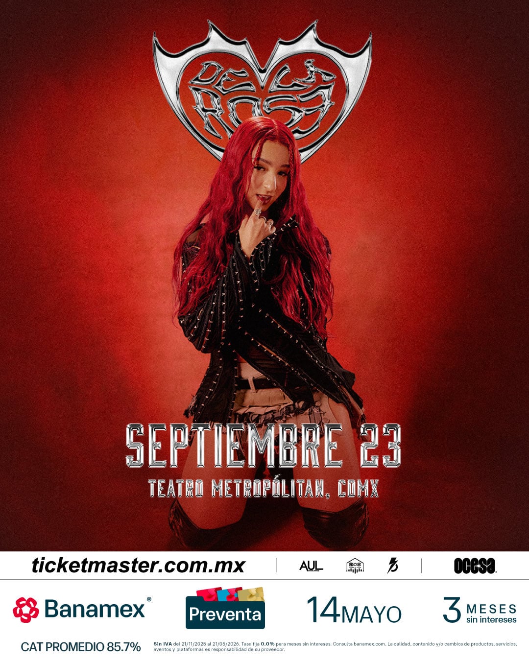 De la Rose en Teatro Metropólitan