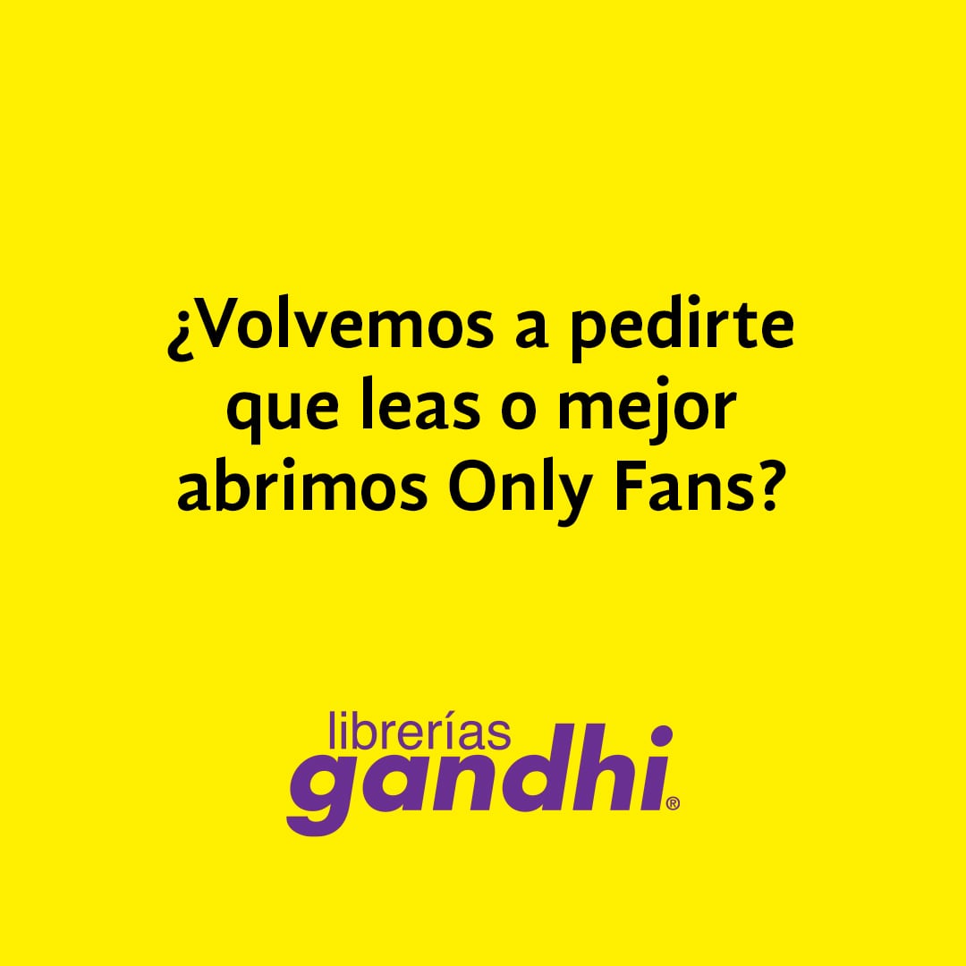 Publicidad de Librerías Gandhi