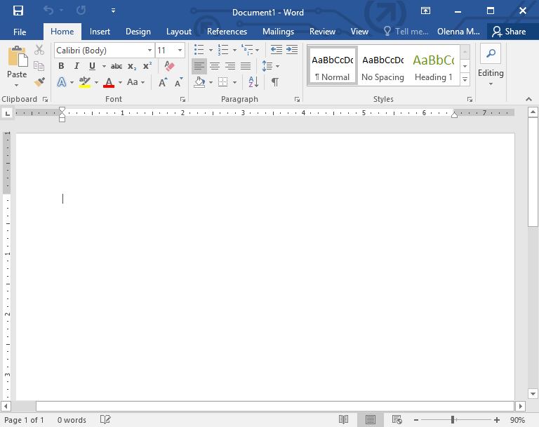 Word en Windows