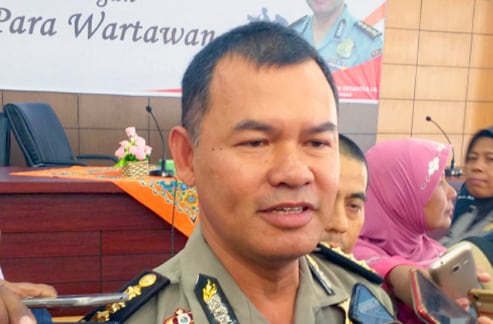 Stefanus Satake, vocero de la policía de Bali