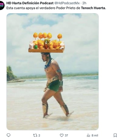 Se burlan de Tenoch Huerta