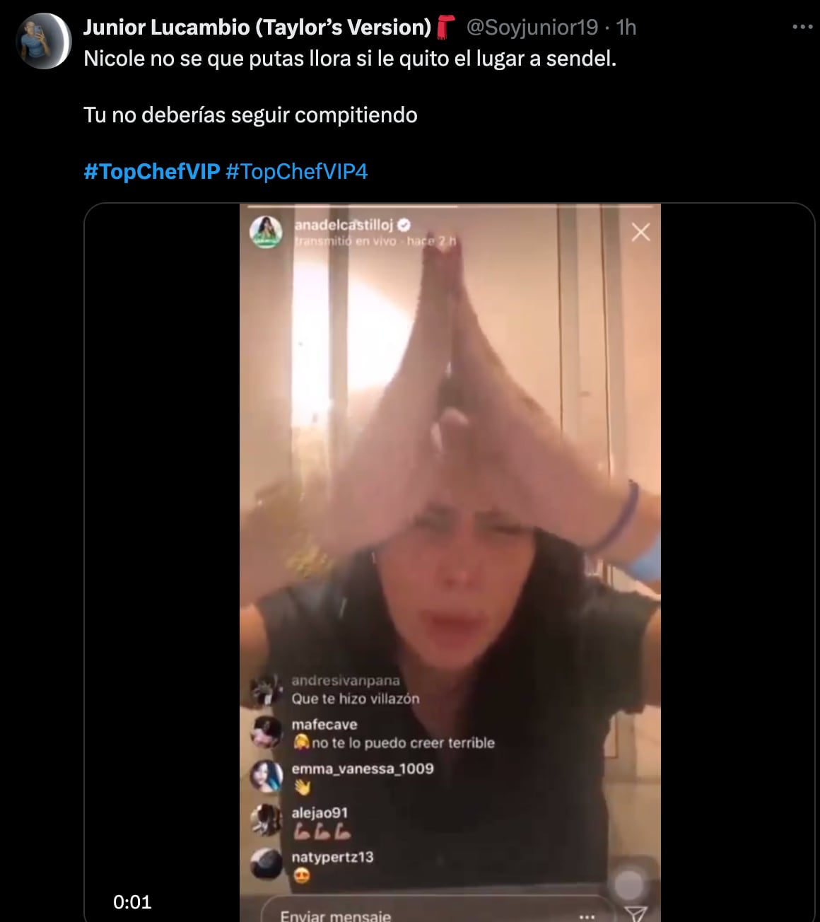 La eliminación de Sergio Sendel de Top Chef VIP 2025 provoca memes en redes
