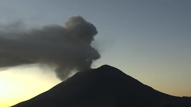 Volcán Popocatépetl el 4 de noviembre
